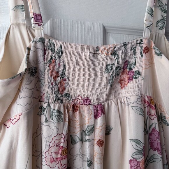 Torrid Midi Chiffon Empire Waist Dress Size 0 - Picture 5 of 6